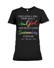 Once Upon A Time - Swimming Premium Fit Ladies Tee tile