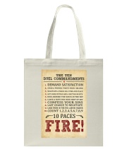 Hamilton The Ten Duel Commandments Tote Bag tile