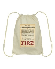 Hamilton The Ten Duel Commandments Drawstring Bag tile