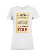 Hamilton The Ten Duel Commandments Premium Fit Ladies Tee tile