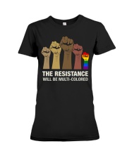The Resistance Will Be Multi-Colored Premium Fit Ladies Tee tile