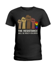 The Resistance Will Be Multi-Colored Ladies T-Shirt tile