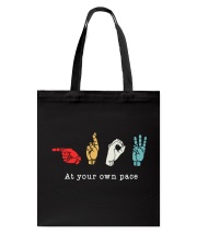 Grow At Your Own Pace Tote Bag tile