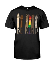 Be Kind Sign Language Equality Premium Fit Mens Tee tile