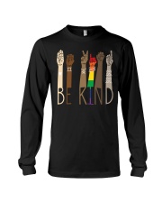 Be Kind Sign Language Equality Long Sleeve Tee tile