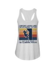 I Might Look Like I'm Listening To You - Climbing Ladies Flowy Tank tile