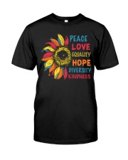 Peace Love Equality Hope Diversity Kindness Premium Fit Mens Tee tile