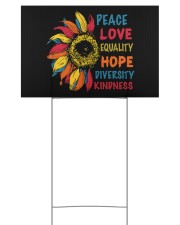 Peace Love Equality Hope Diversity Kindness Yard Signs tile