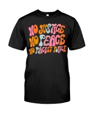 No Justice No Peace No Racist Police Premium Fit Mens Tee tile