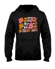 No Justice No Peace No Racist Police Hooded Sweatshirt tile