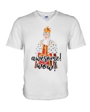 Hamilton King Awesome Wow V-Neck T-Shirt tile