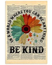Be Kind Autism Awareness Dictionary 11x17 Poster front