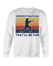Underestimate Me That'll Be Fun - Jiu-Jitsu Retro Crewneck Sweatshirt tile