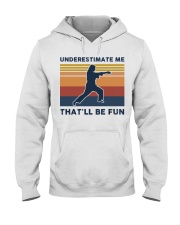 Underestimate Me That'll Be Fun - Jiu-Jitsu Retro Hooded Sweatshirt tile