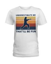 Underestimate Me That'll Be Fun - Jiu-Jitsu Retro Ladies T-Shirt tile