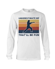 Underestimate Me That'll Be Fun - Jiu-Jitsu Retro Long Sleeve Tee tile