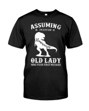 Assuming I'm Just An Old Lady - Nanasaurus Premium Fit Mens Tee tile