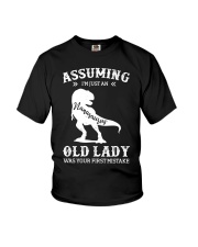 Assuming I'm Just An Old Lady - Nanasaurus Youth T-Shirt tile