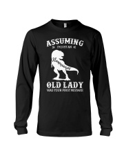 Assuming I'm Just An Old Lady - Nanasaurus Long Sleeve Tee tile