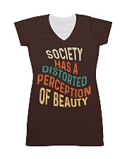 Society Has A Distorted Perception Of Beauty All-Over Dress tile