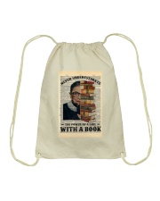 RBG Never Underestimate The Power Of A Girl Drawstring Bag tile