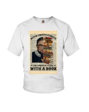 RBG Never Underestimate The Power Of A Girl Youth T-Shirt tile