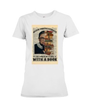 RBG Never Underestimate The Power Of A Girl Premium Fit Ladies Tee tile