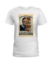 RBG Never Underestimate The Power Of A Girl Ladies T-Shirt tile