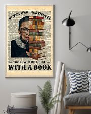 RBG Never Underestimate The Power Of A Girl 11x17 Poster lifestyle-poster-1