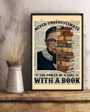 RBG Never Underestimate The Power Of A Girl 11x17 Poster lifestyle-poster-3
