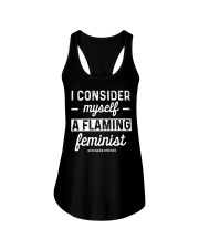 RBG I Consider Myself A Flaming Feminist Ladies Flowy Tank tile