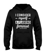 RBG I Consider Myself A Flaming Feminist Hooded Sweatshirt tile