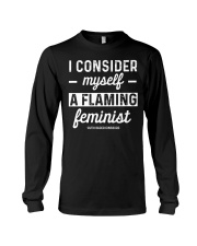 RBG I Consider Myself A Flaming Feminist Long Sleeve Tee tile