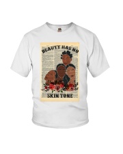 Beauty Has No Skin Tone Youth T-Shirt tile