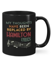 My thoughts have been replaced by Hamilton lyrics Mugs tile