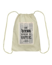 Hamilton The Rooms Where It Happens Drawstring Bag tile