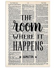 Hamilton The Rooms Where It Happens 11x17 Poster front