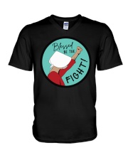 Blessed Be The Fight Handmaid's Tale V-Neck T-Shirt tile