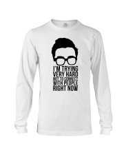 I'm Trying Very Hard Not To Connect With People Long Sleeve Tee tile