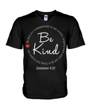 Be Kind Christian V-Neck T-Shirt tile