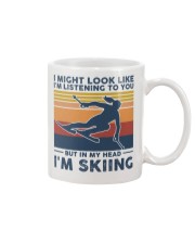 I Might Look Like I'm Listening To You - Skiing Mug tile