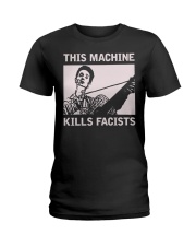 This Machine Kills Facists Ladies T-Shirt tile