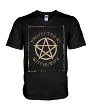 Protected By Witchcraft V-Neck T-Shirt tile