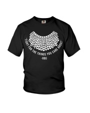 RBG Fight For The Things You Care About Collar Youth T-Shirt tile