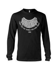 RBG Fight For The Things You Care About Collar Long Sleeve Tee tile