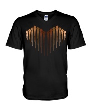 Unity Fist Heart V-Neck T-Shirt tile