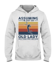 Assuming I'm Just An Old Lady - Volleyball Hooded Sweatshirt tile