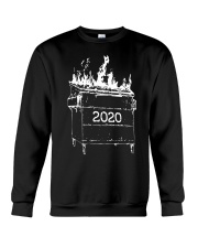 2020 Dumpster On Fire Crewneck Sweatshirt tile