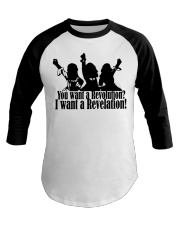 Hamilton You Want A Revolution Baseball Tee tile