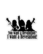 Hamilton You Want A Revolution Sticker tile